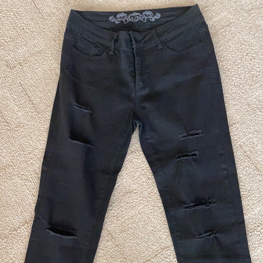 Women’s Wax Jeans (Black Super Stretch); Great Condition! NWOT, Size 13